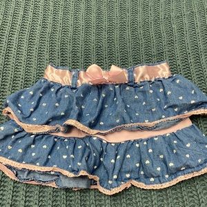 Girls ruffled skirt